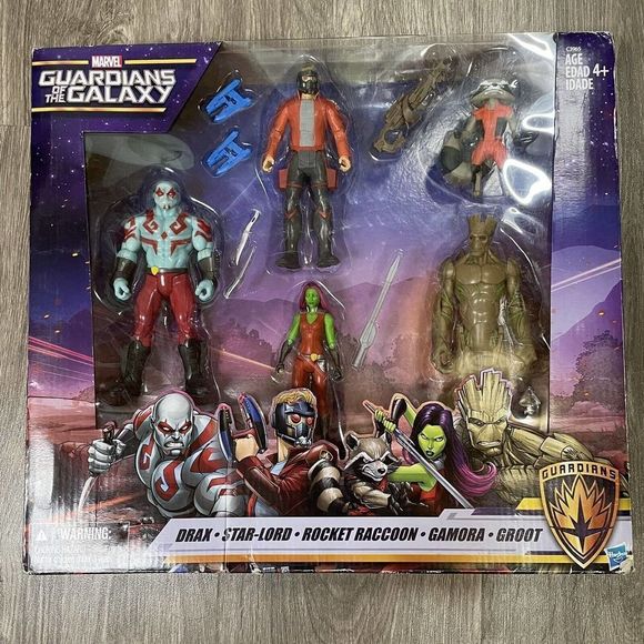 Action Figure Marvel Guardians Of The Galaxy – Gamora Da 4 Pollici, Gioco Da Collezione, Dettaglio Ufficiale - 2